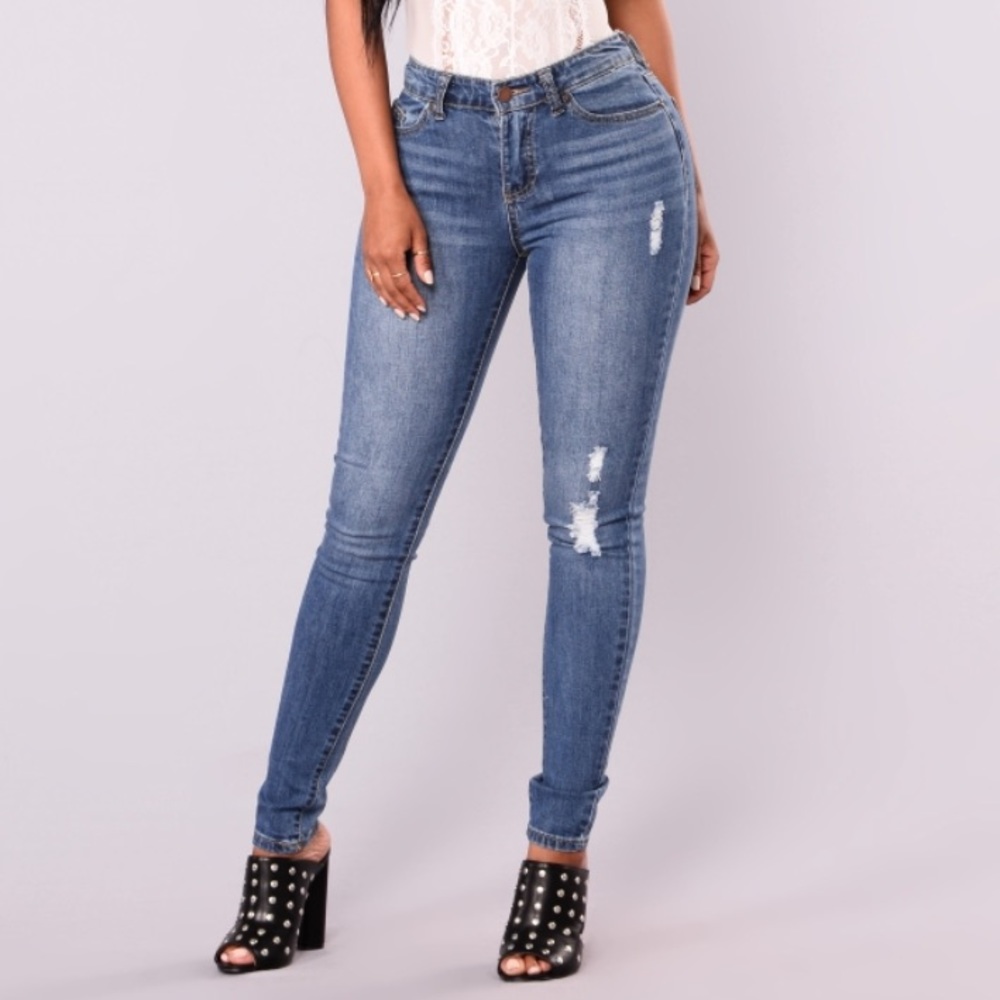 Ci Sono Medium Wash Jeans